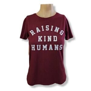 Nine West Raising Kind Humans Graphic Tee Shirt